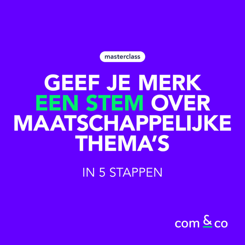 Hoe dan ook: blijf niet steken in compliance