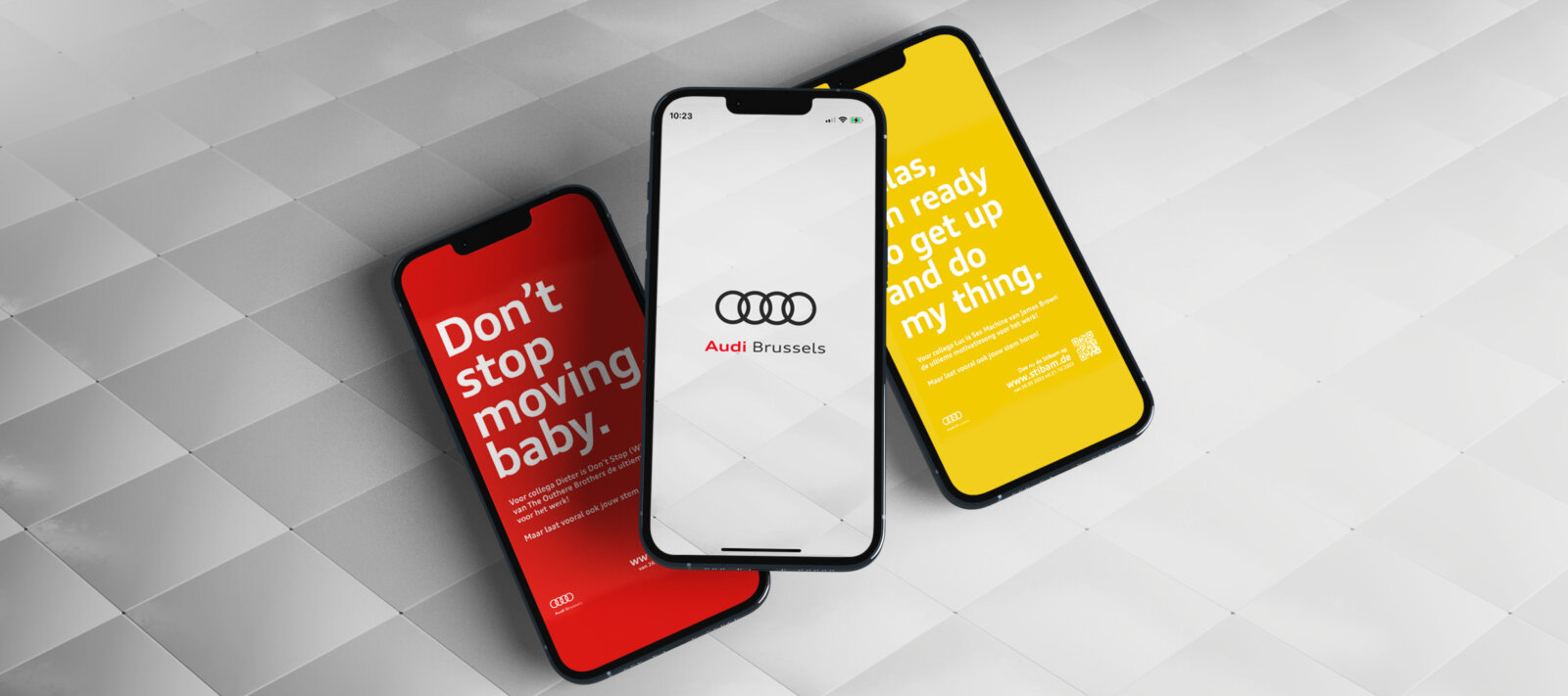 Don’t worry about a thing: Audi Brussels lanceert interne bevraging op muziek